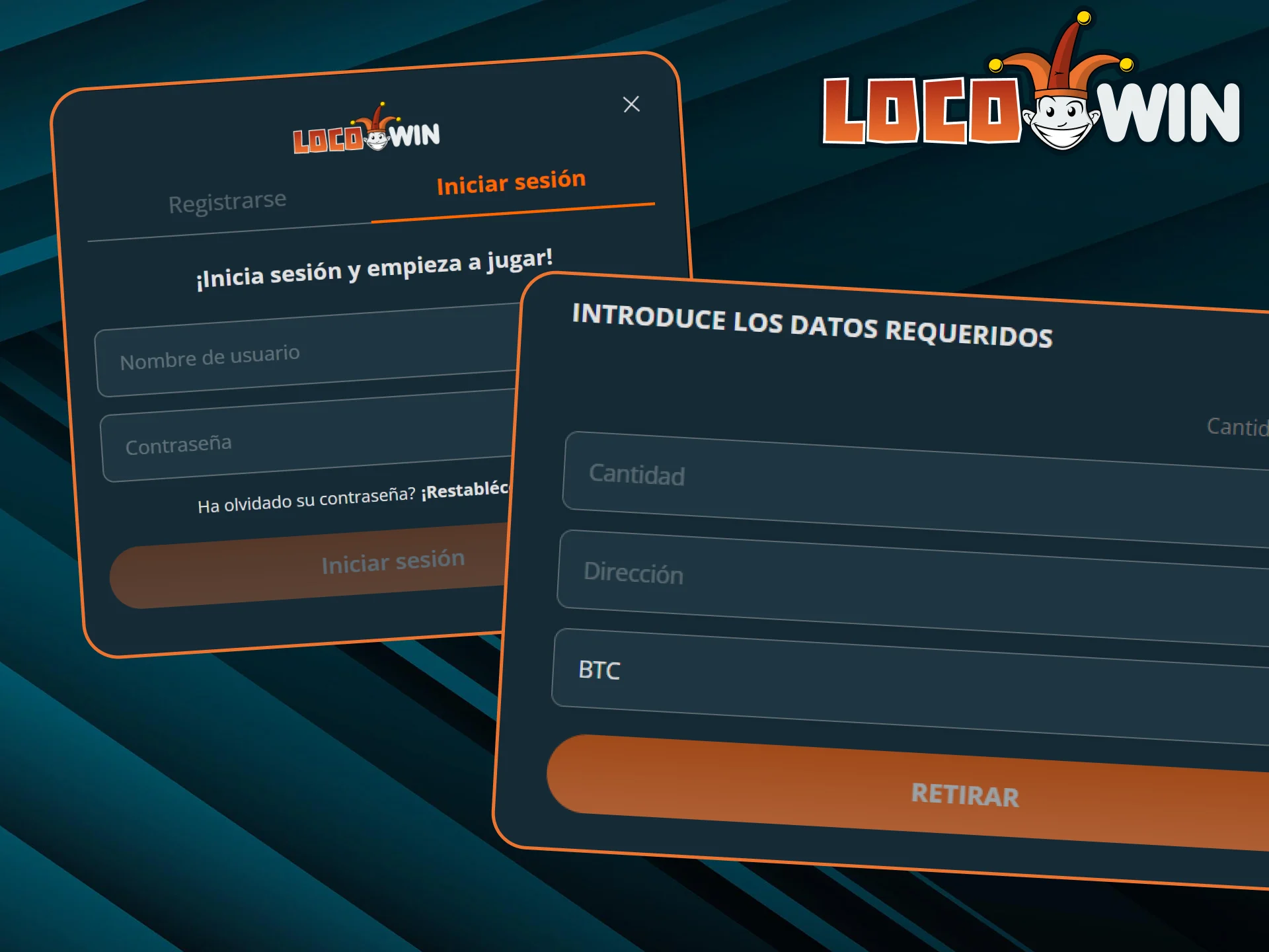 Retira fondos de LocoWin sin problemas leyendo las instrucciones.