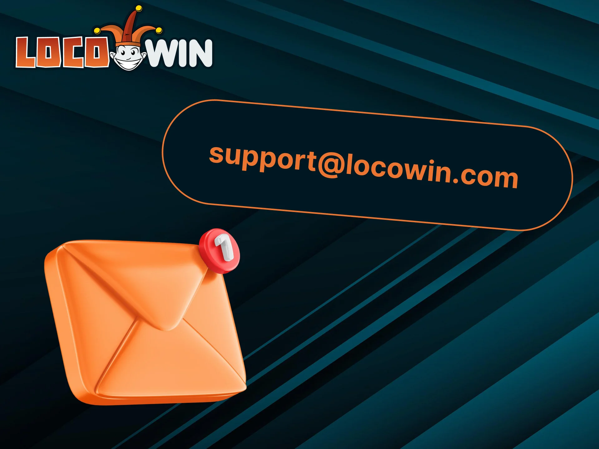 El equipo de soporte de LocoWin también está disponible por correo electrónico para responder a sus preguntas.